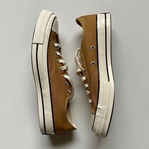 Converse Chuck 70 Low Top Sneakers in Tan